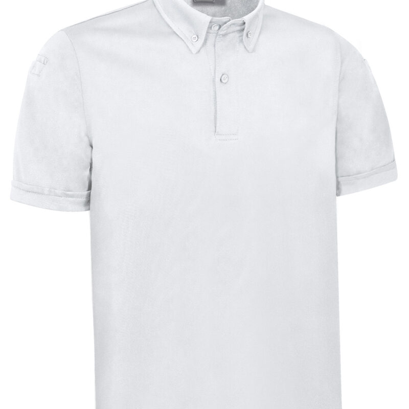 POVAWISBL Κοντομάνικο Polo Shirt WISCONSIN - Λευκό