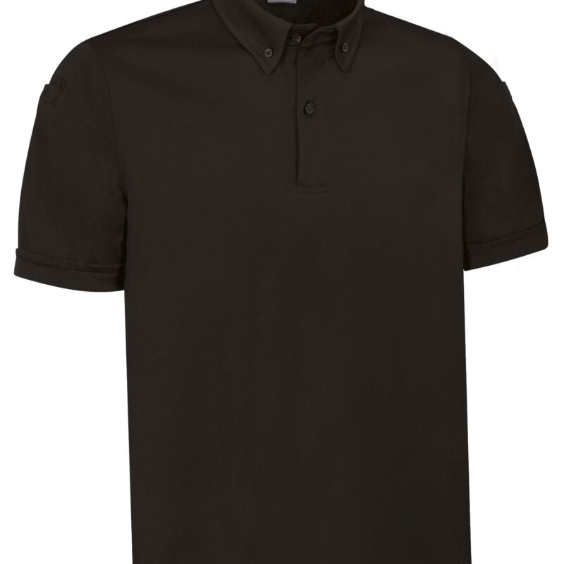POVAWISNG Κοντομάνικο Polo Shirt WISCONSIN - Μαύρο