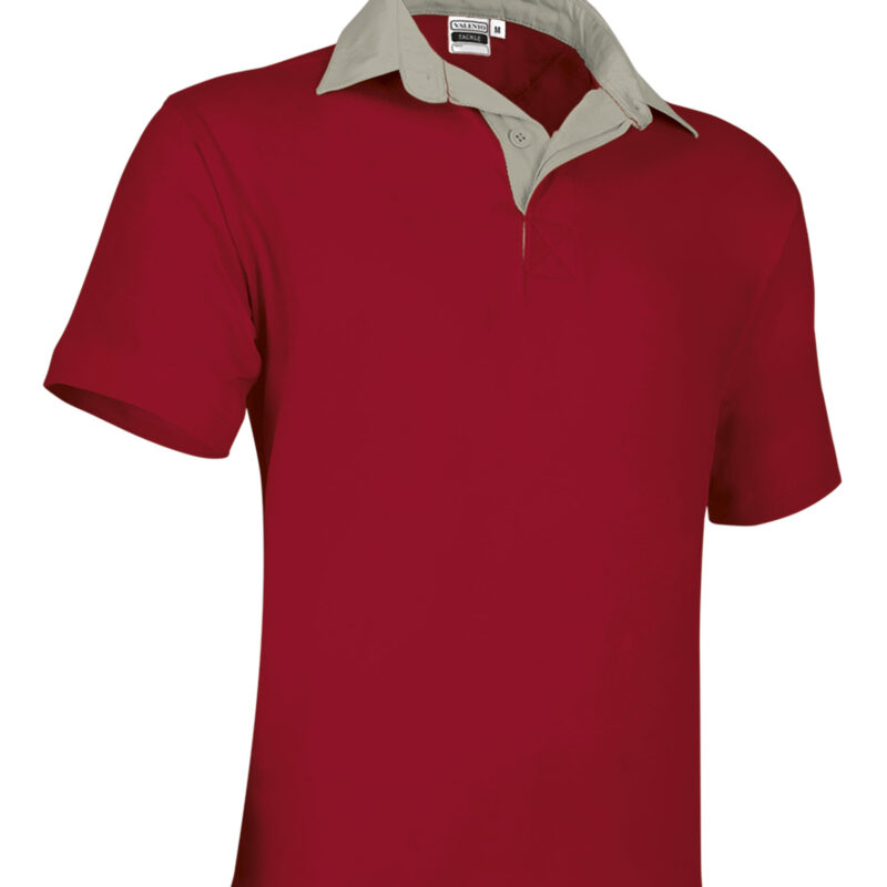 RGVAHMCRJ Rugby Polo Shirt TACKLE - Κόκκινο lotto