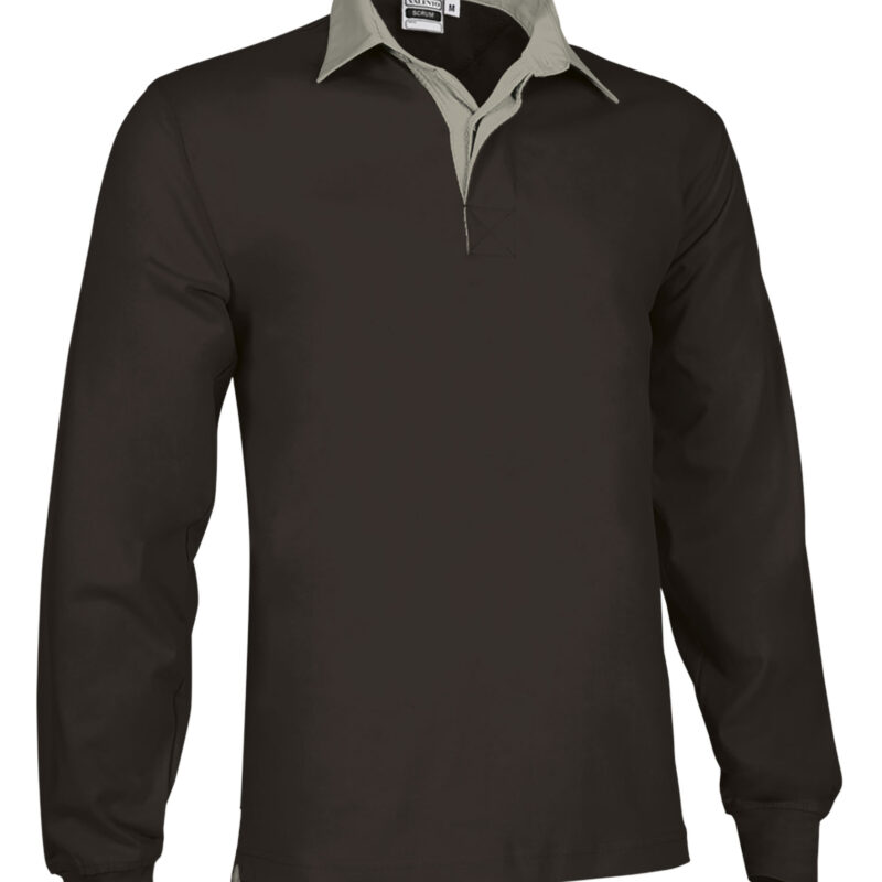 Rugby Polo Shirt SCRUM - Μαύρο