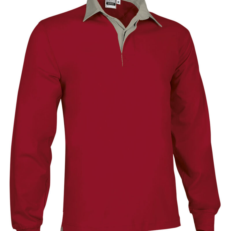 RGVAHMLRJ Rugby Polo Shirt SCRUM - Κόκκινο lotto