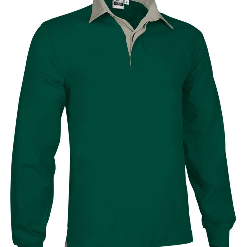 RGVAHMLVB Rugby Polo Shirt SCRUM - Πράσινο μπουκαλί