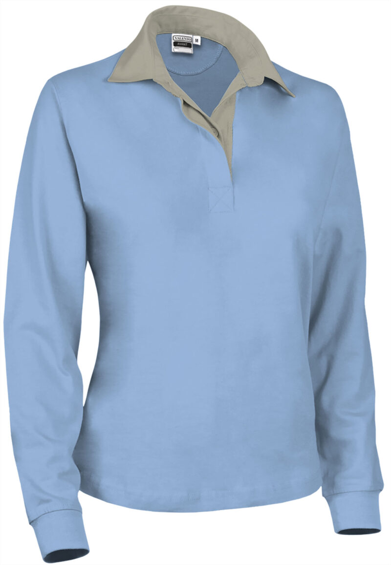 RGVAMMLCL Γυναικείο rugby polo shirt AVANT - Γαλάζιο