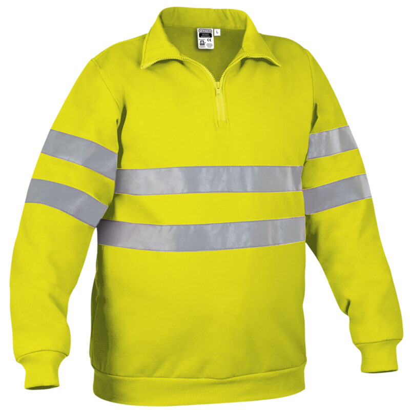 SUVAROAAF Υψηλής ορατότητας Sweatshirt ROAD - Fluo Κίτρινο