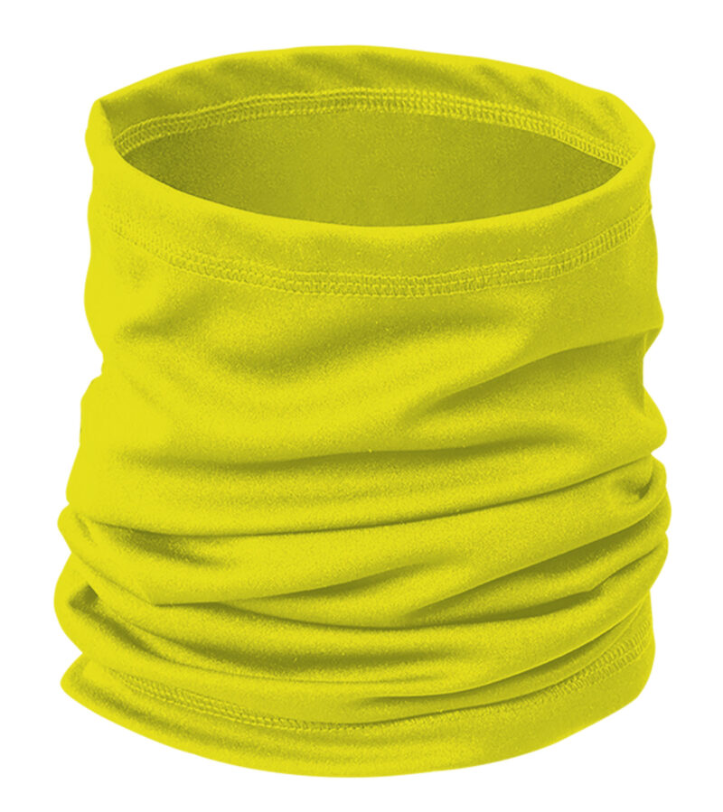 TCVASTOAF Tubular scarf STONE - Fluo Κίτρινο
