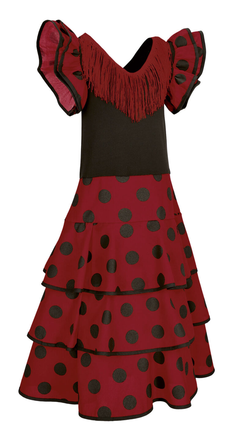 VEVABULRN Παιδικό dress BULERIA - Lotto Κόκκινο-Μαύρο
