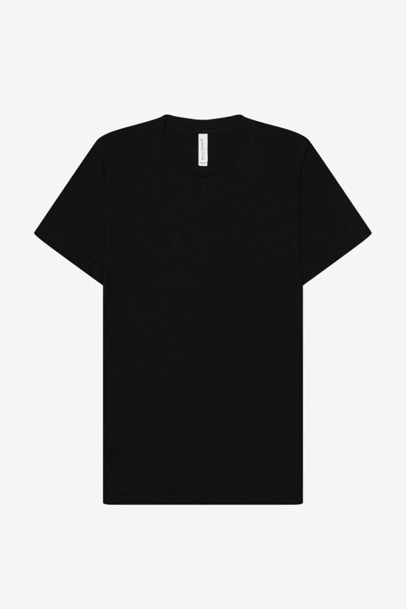 be3001eco-black-a1 Bella UNISEX ECOMAX SHORT SLEEVE TEE - Μαύρο