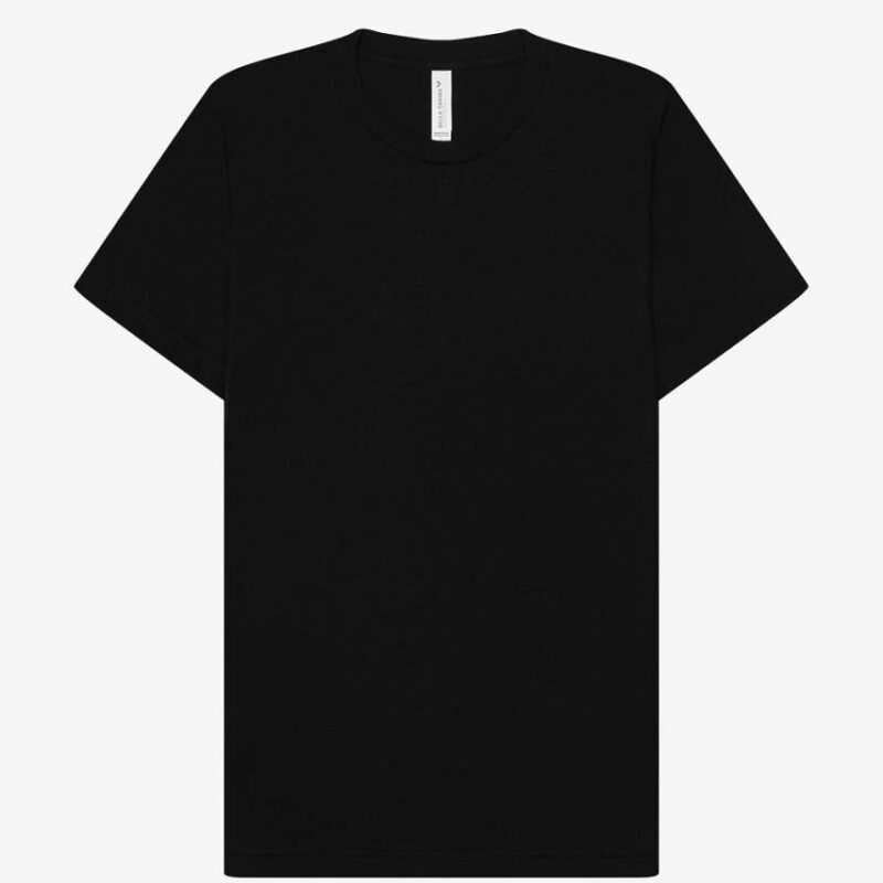 Bella UNISEX ECOMAX SHORT SLEEVE TEE - Μαύρο