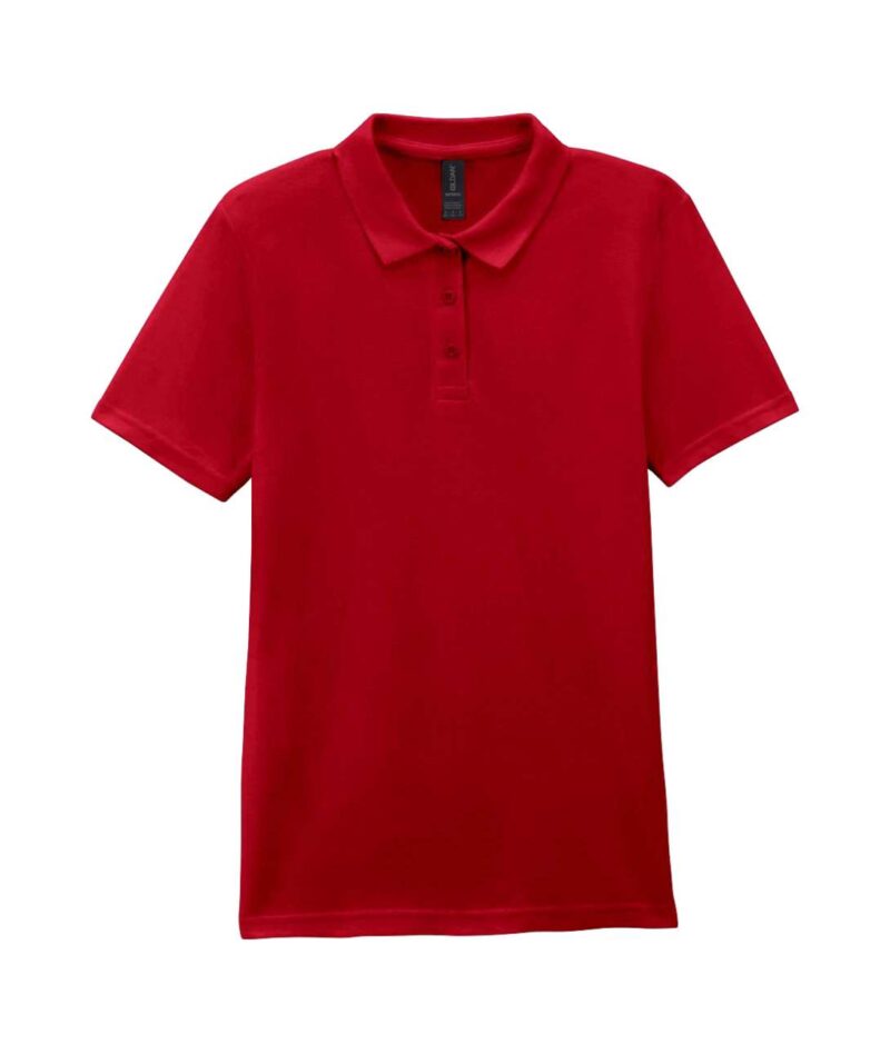 Gildan SOFTSTYLE™ LADIES' DOUBLE ΠΙΚΕ POLO - Κόκκινο Κεράσι