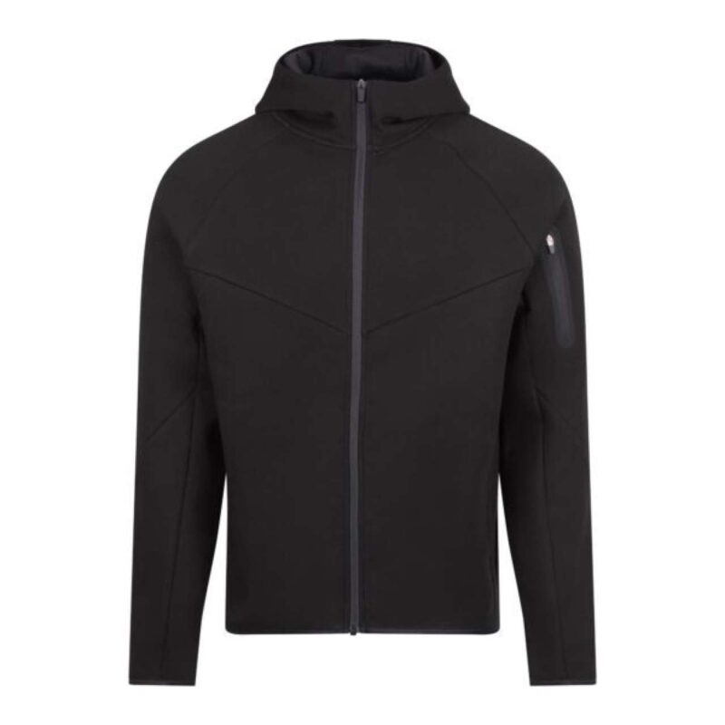 Just Cool ADAPT FLEECE ZOODIE - Κατάμαυρο