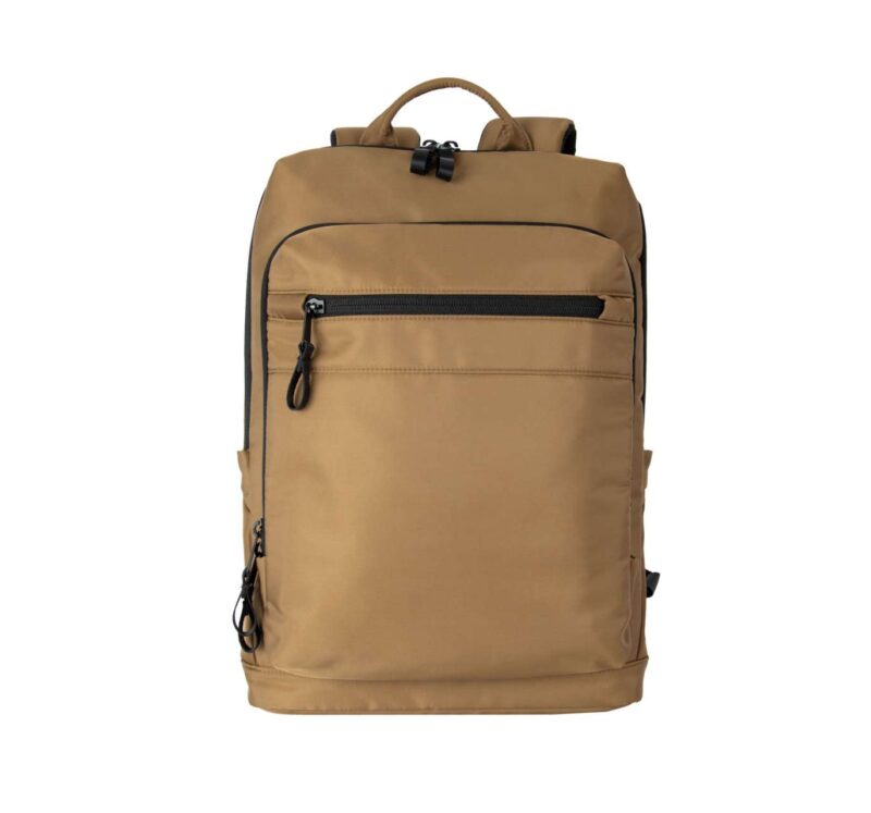 ki0959-warm_caramel-a1 Kimood PREMIUM BUSINESS BACKPACK - Warm Caramel