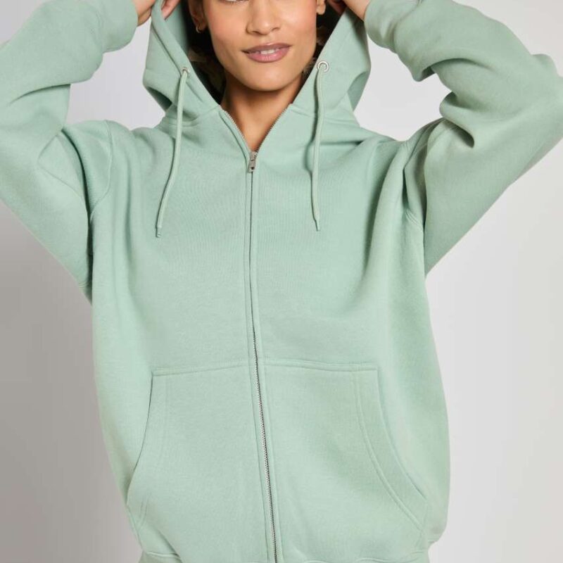 ls14003-1 Lane Seven PREMIUM HOODIE με FULL ZIP - λεμονί