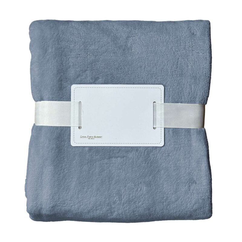 olcf280-denim-a1 BLANKET FLEECE OLIMA CORAL - τζιν