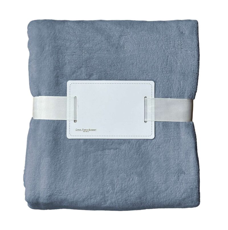 olcf280-denim-a1 BLANKET FLEECE OLIMA CORAL - τζιν