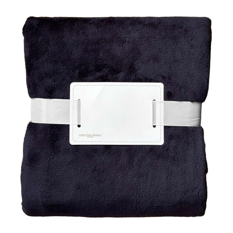 olcf280-midnight-a1 BLANKET FLEECE OLIMA CORAL - Midnight