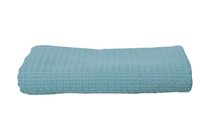 olsauna200-sauna_blue-a1 OLIMA SAUNA WAFFLE TOWEL - Sauna Blue