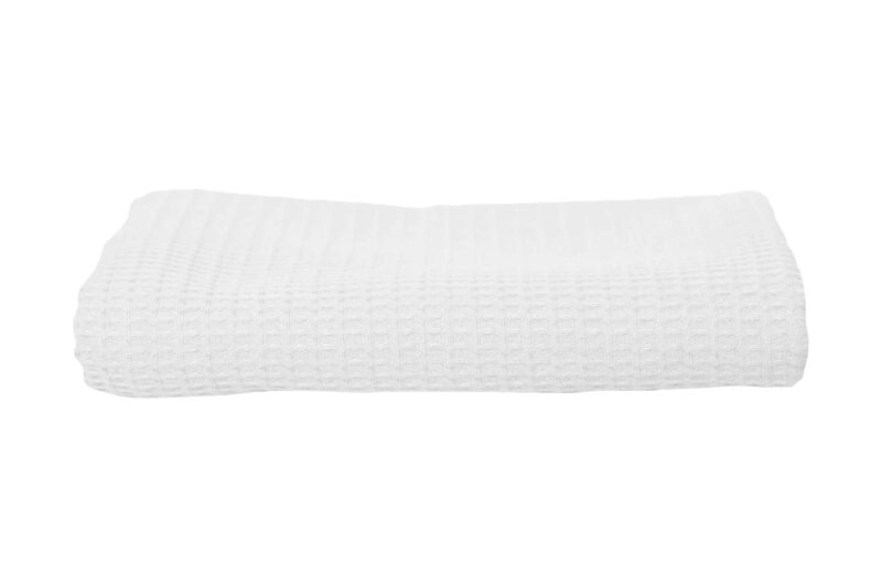 OLIMA SAUNA WAFFLE TOWEL - Λευκό