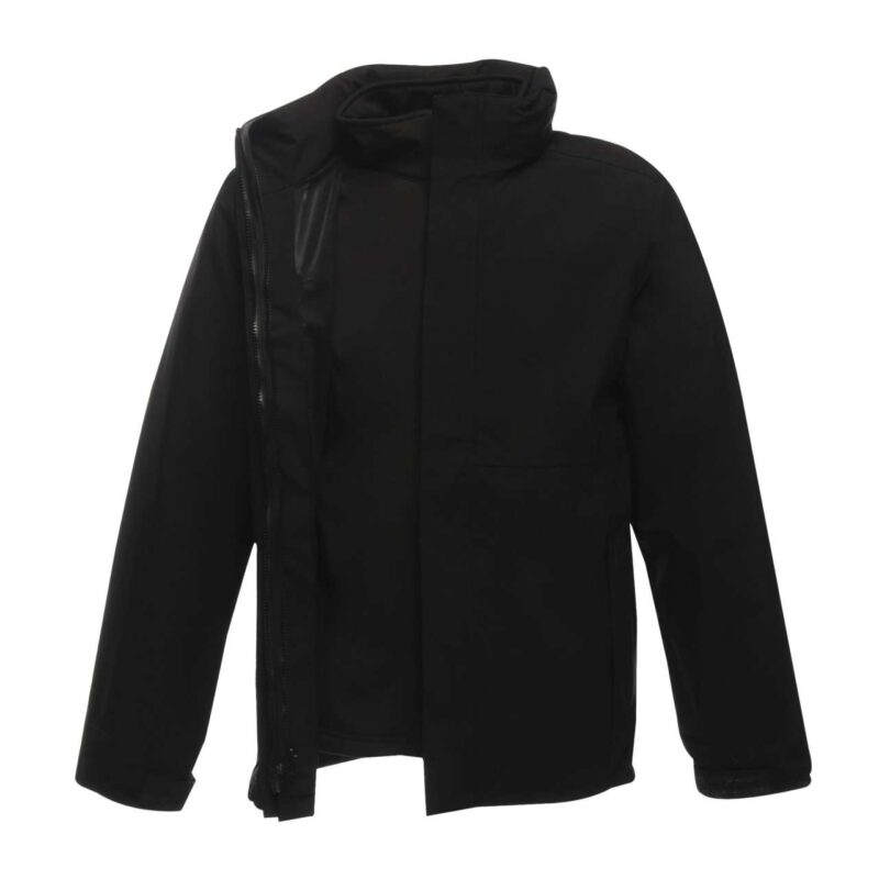 retra143-black_black-a1 Regatta KINGSLEY - STRETCH 3-IN-1 JACKET - Μαύρο/Μαύρο