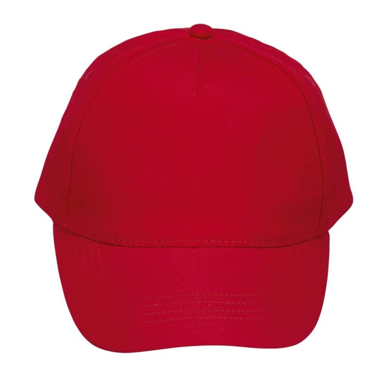 SOL'S BUZZ KIDS - 5-PANEL CAP - Κόκκινο