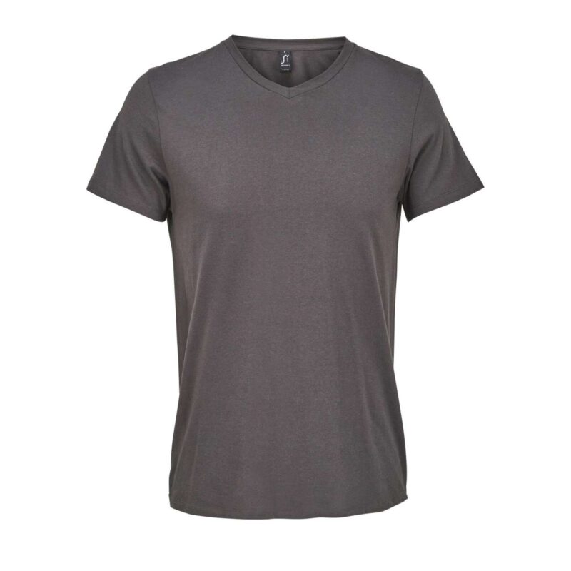 so04765-dark_grey-a1 SOL'S REGENT V-NECK T-SHIRT - Σκούρο Γκρι