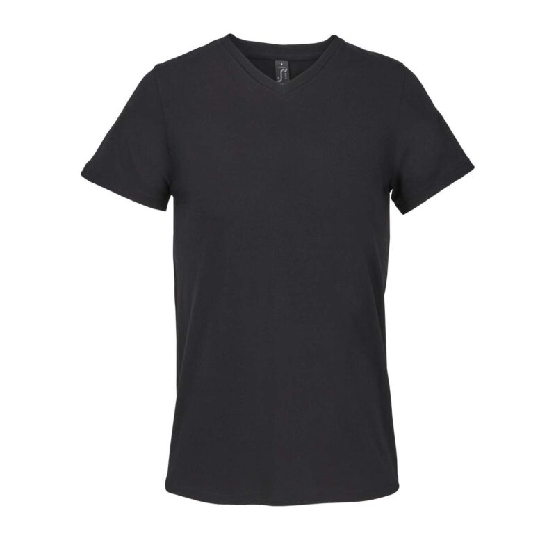 so04765-deep_black-a1 SOL'S REGENT V-NECK T-SHIRT - Βαθύ Μαύρο