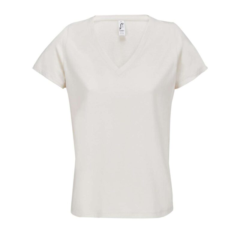 SOL'S T-SHIRT WOMEN V-NECK REGENT - Off White