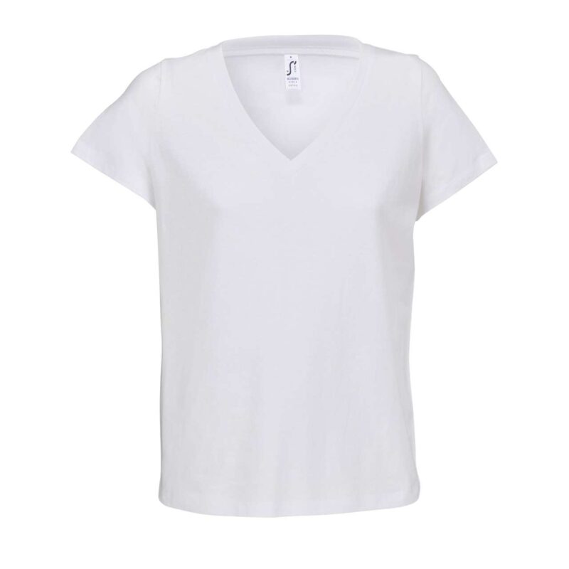 SOL'S T-SHIRT WOMEN V-NECK REGENT - Λευκό