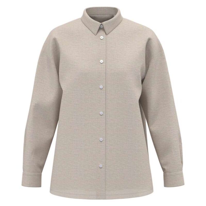 sp501-linen-a1 Spasso LADIES' OVERSIZE LINEN SHIRT - Linen