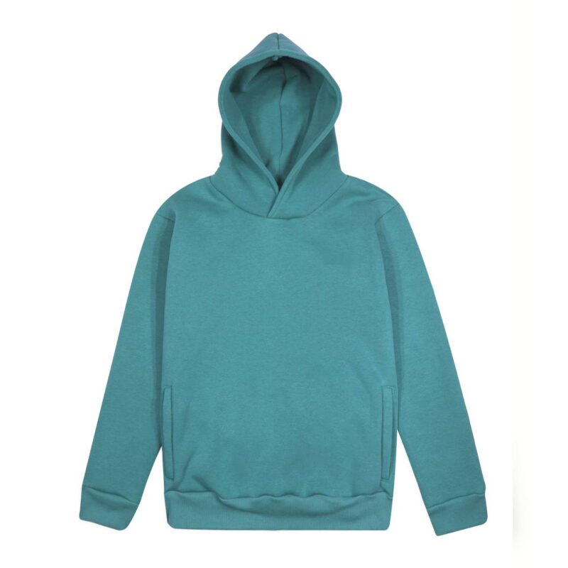 Vesti MYA - UNISEX URBAN SOFT HOODED SWEATSHIRT - Aqua Green
