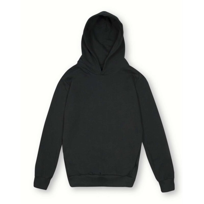 ve817t-black-a1 Vesti MYA - UNISEX URBAN SOFT HOODED SWEATSHIRT - Μαύρο
