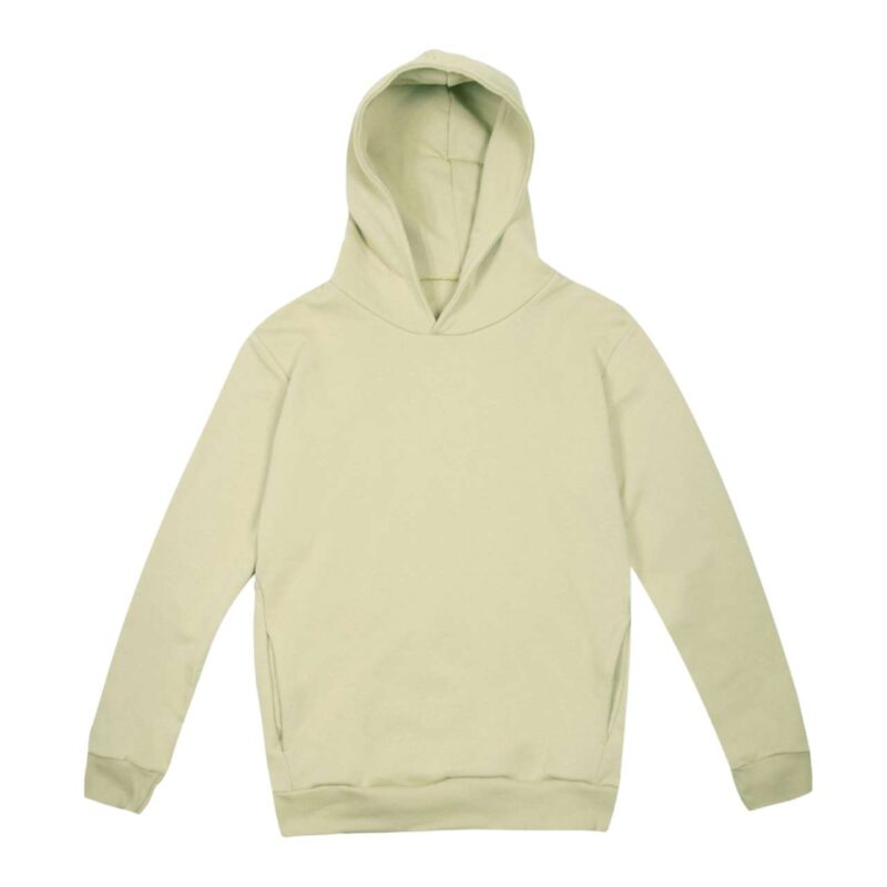 Vesti MYA - UNISEX URBAN SOFT HOODED SWEATSHIRT - White Cream