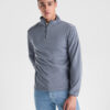 1095_23_3_1 HIMALAYA — Μακρυμάνικο φούτερ από ύφασμα microfleece με μισό φερμουάρ και ψηλό γιακά