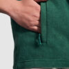 BELLAGIO — Αμάνικο fleece με ψηλό γιακά, κεντρικό φερμουάρ, πλαϊνές τσέπες με φερμουάρ