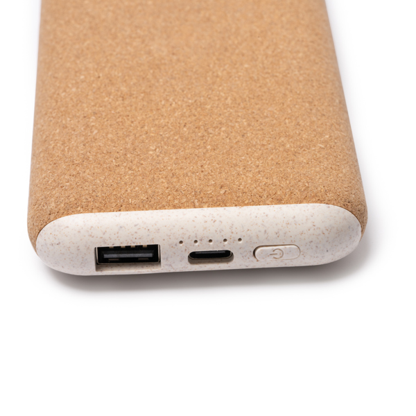 ROTOX — Power bank με κατασκευή από φελλό και ίνες σίτου