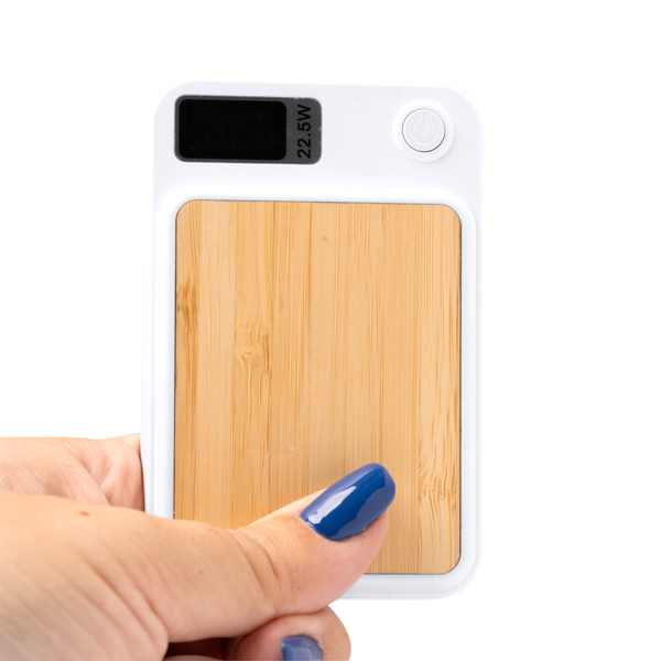 GUNDER — Power bank με κύρια κατασκευή από μπαμπού και ανακυκλωμένο ABS