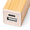 MUNTER — Power bank με κύρια κατασκευή από μπαμπού και ίνες σίτου