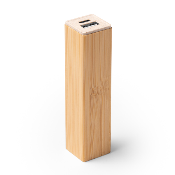 MUNTER — Power bank με κύρια κατασκευή από μπαμπού και ίνες σίτου