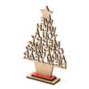 TINSEL — Wooden christmas tree with a message