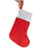 1301_60_1_1 NOEL — Χριστουγεννιάτικη κάλτσα με λουράκι ανάρτησης από μαλακό πολυεστέρα