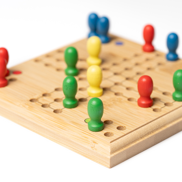 1683_29_3_2 SISCAR — Σετ parcheesi από μπαμπού