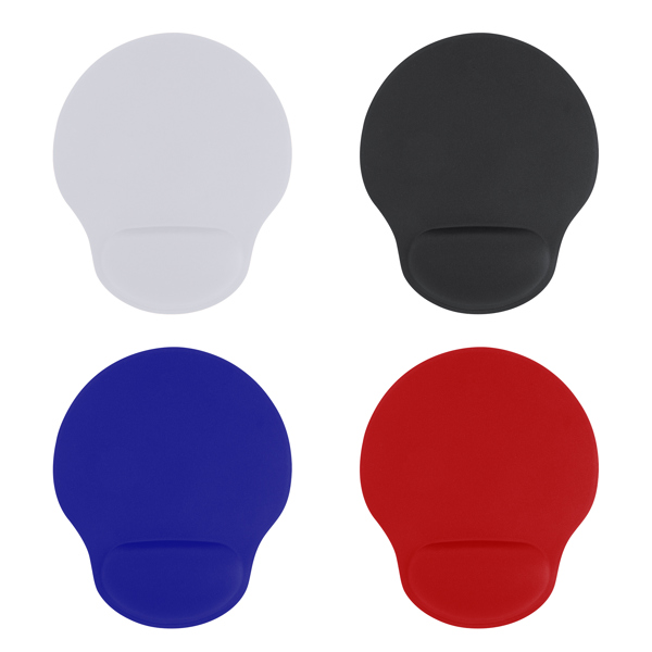 3012_02_3_3 SILVANO — Mouse mat από μαλακό πολυεστέρα με μαξιλαράκι καρπού