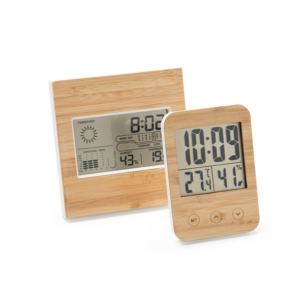3016_29_3_3 CELSIUS — Μετεωρολογικός σταθμός με μπροστινό κέλυφος από μπαμπού