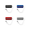 3033_05_3_2 PLERION — Θύρα USB με σώμα αλουμινίου, δίχρωμο φινίρισμα και λευκό καλώδιο