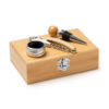 4129_29_3_1 TINTOS — Wine set with stainless steel and bamboo accessories