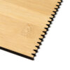 4143_29_3_2 NOSOK — Ice scraper in bamboo with a serrated edge and a plain one