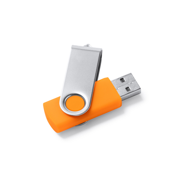 4186_31_3_2 MARVIN — USB memory stick σε κλασικό σχέδιο με σώμα από ABS και μεταλλικό περιστρεφόμενο κλιπ