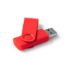 RIOT — Στικάκι USB με κύρια κατασκευή από ABS και ασορτί περιστρεφόμενο κλιπ