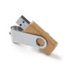 VIBO — Στικάκι USB από ανακυκλωμένο χαρτόνι με μεταλλικό περιστρεφόμενο κλιπ