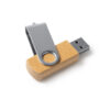 VIBO — Στικάκι USB από ανακυκλωμένο χαρτόνι με μεταλλικό περιστρεφόμενο κλιπ