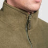 ARTIC — Ζακέτα fleece με ψηλό λαιμό & ενισχυτικά γαζιά, κεντρικό φερμουάρ, πλαϊνές τσέπες, μανσ…